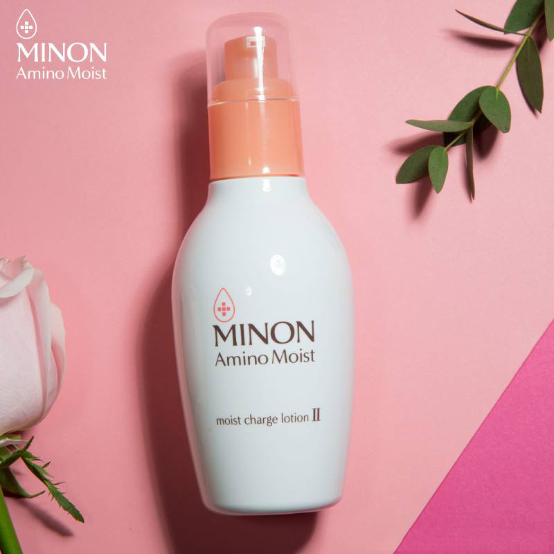 Minon Amino Moist Moist Charge Lotion II 150ml โลชั่นผิวหน้าสูตรอ่อนโยน สำหรับสาวผิวธรรมดา-ผิวแห้ง