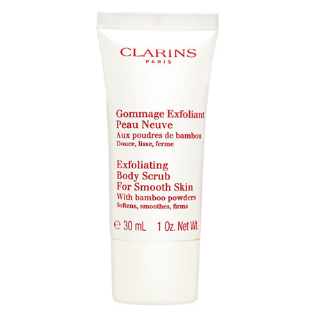 Clarins, Clarins Exfoliating Body Scrub, Clarins Exfoliating Body Scrub For Smooth Skin With Bamboo Powders, Clarins Exfoliating Body Scrub For Smooth Skin With Bamboo Powders 30ml, สครับ, สครับผิวกาย, ช่วยผลัดเซลล์ผิว, ผิวเฟิร์มกระชับ