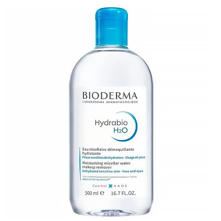 แพ็คคู่สุดคุ้ม! Bioderma Hydrabio H2O 500 ml (ขวดสีฟ้า) คลีนซิ่งสำหรับผิวขาดความชุ่มชื้น ช่วยขจัดสิ่งสกปรกหมดจดโดยไม่ต้องล้างน้ำซ้ำ อย่างอ่อนโยน